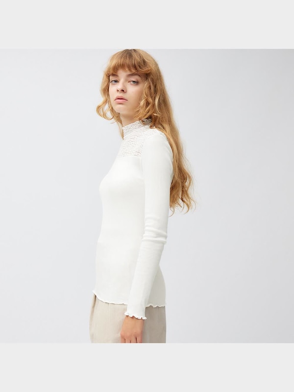 スタイルヒートリブレースハイネックT(長袖)