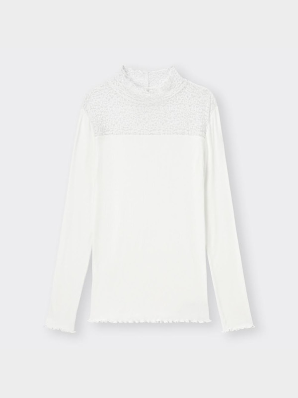 スタイルヒートリブレースハイネックT(長袖)