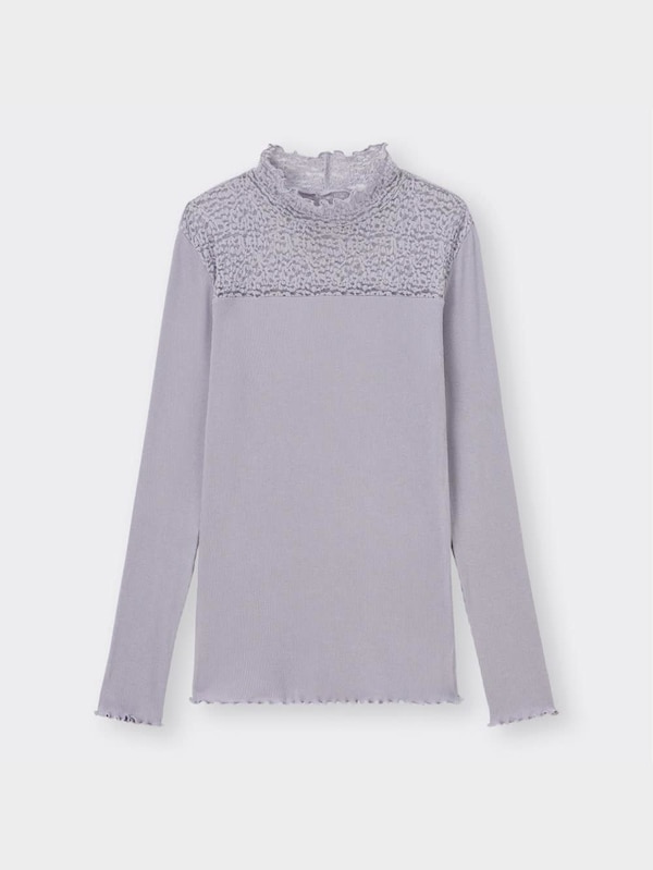 スタイルヒートリブレースハイネックT(長袖)