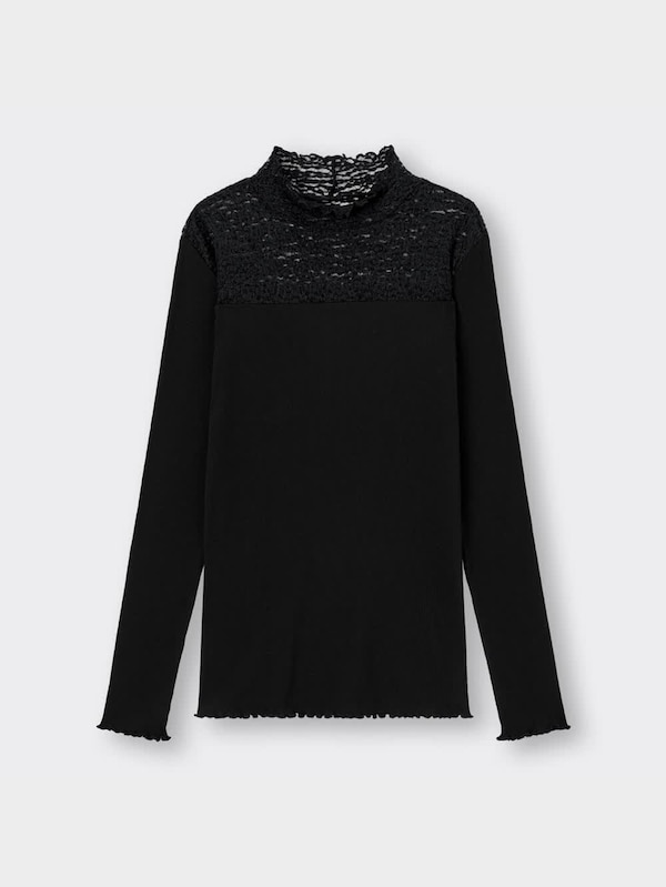 スタイルヒートリブレースハイネックT(長袖)