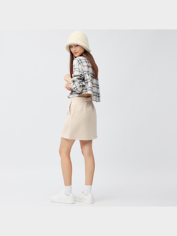 スエードタッチミニスカートOSB+EC