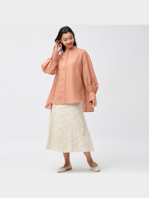 シアーテントラインシャツ(長袖)Q+E