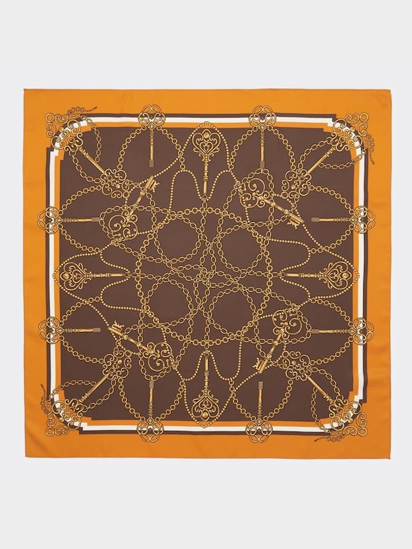 スカーフ(チェーン)(70×70cm)
