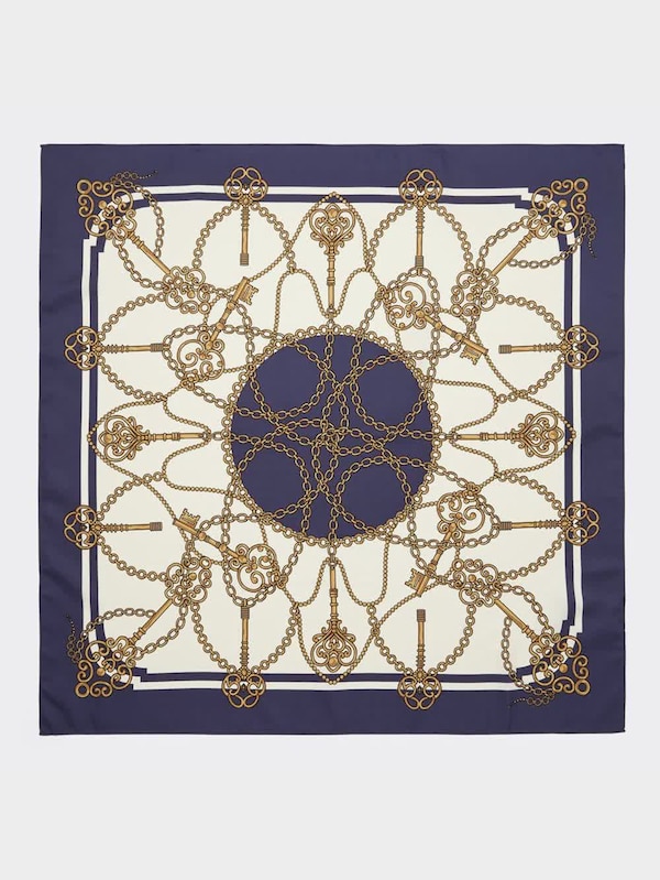 スカーフ(チェーン)(70×70cm)