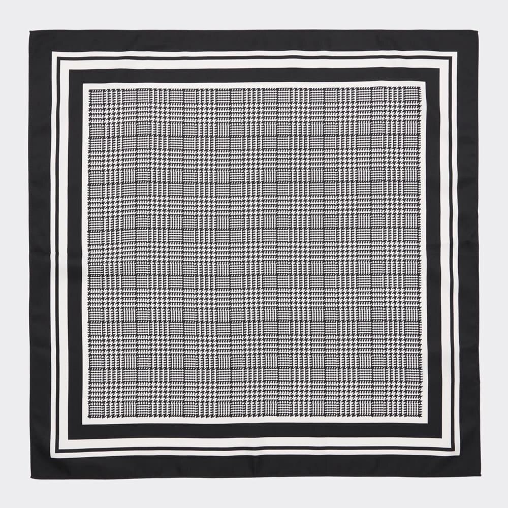 スカーフ(グレンチェック)(55×55cm)