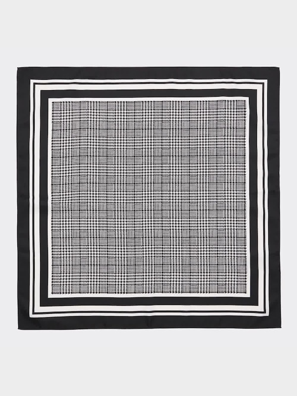 スカーフ(グレン�チェック)(55×55cm)