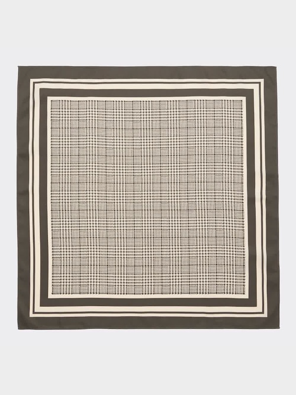 スカーフ(グレンチェック)(55×55cm)
