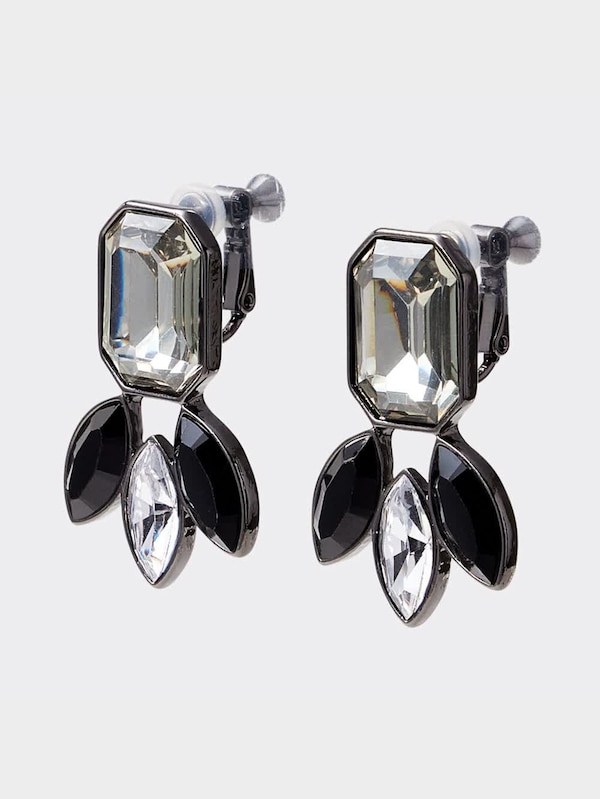 ビジューイヤリング&イヤーカフセット