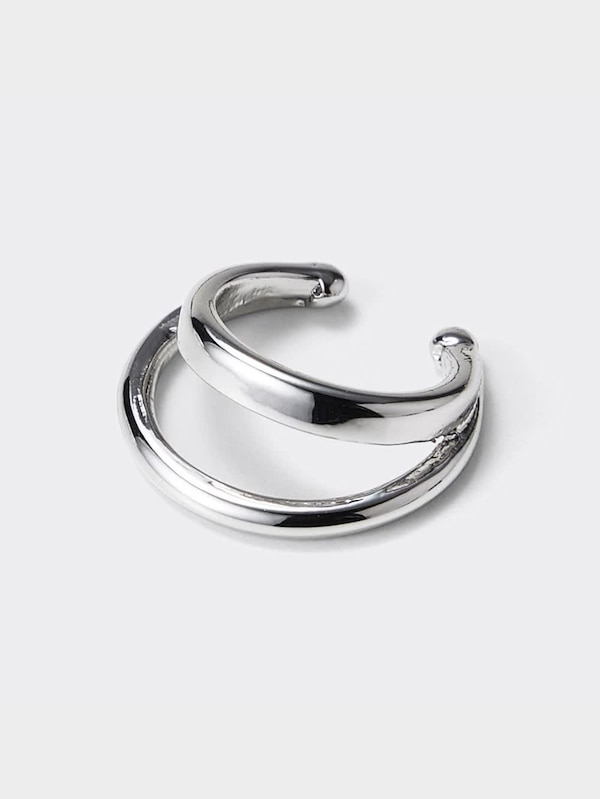 ビジューイヤリング&イヤーカフセット