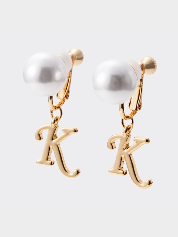 イニシャルイヤリング&イヤーカフセット