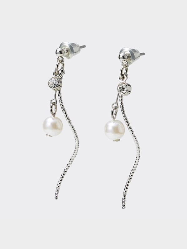 ウェーブパールライクピアス&イヤーカフ