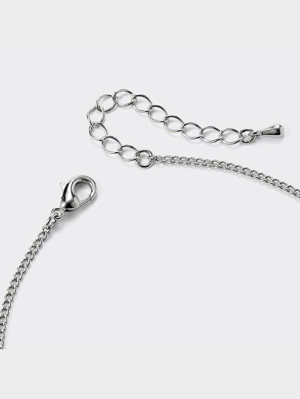 イニシャル&パールライクネックレスセット