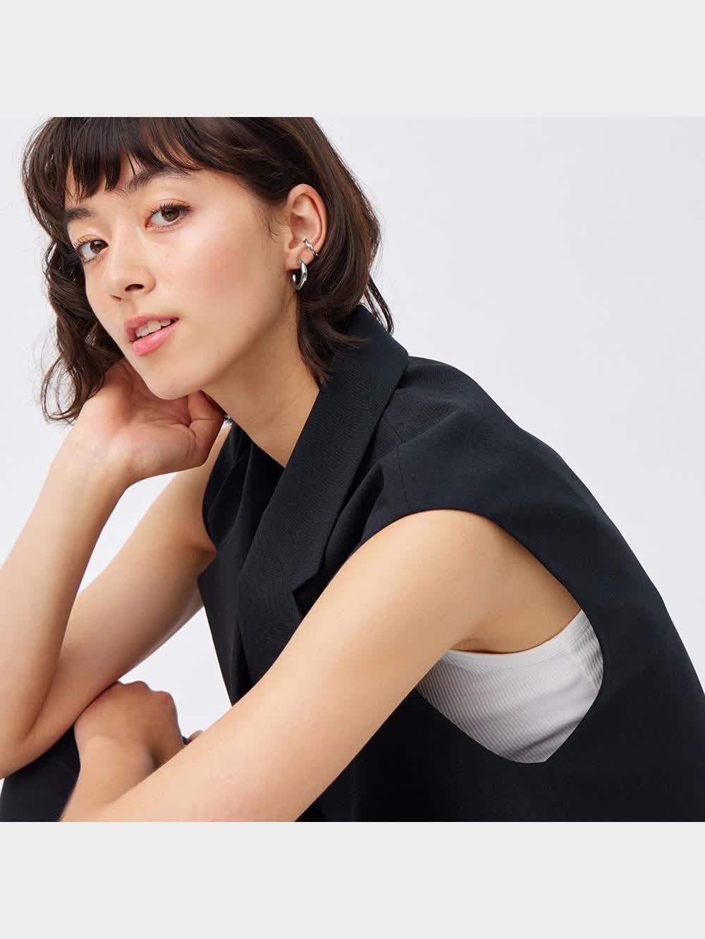 GU公式 | ビジューフープピアス&イヤーカフ5P