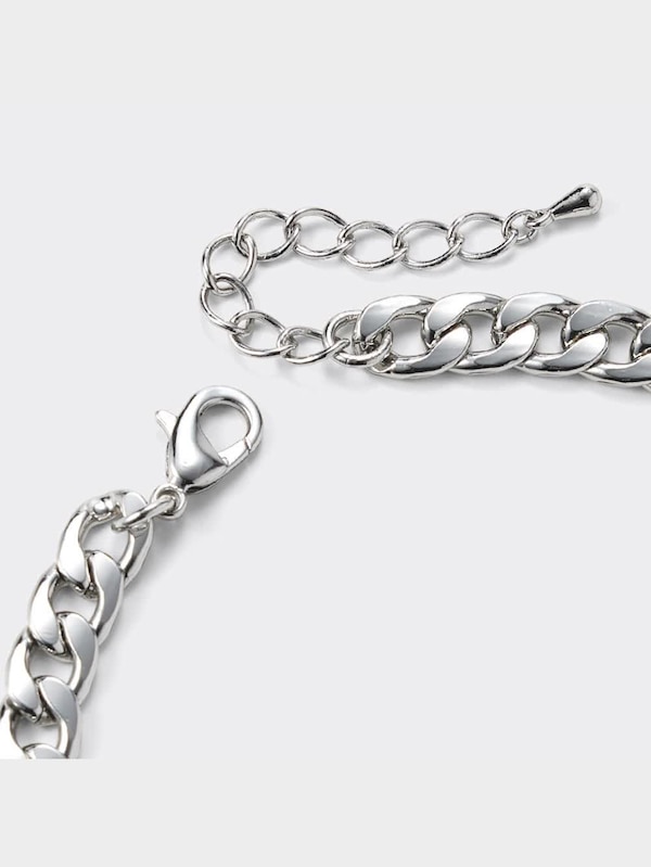 ビジュー&チェーンネックレスセット2P