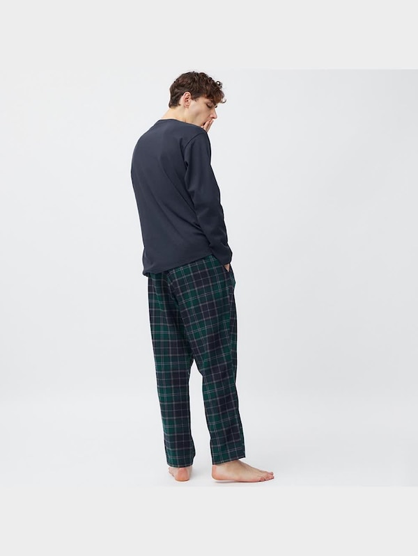 フランネルラウンジパンツ(チェック)+E