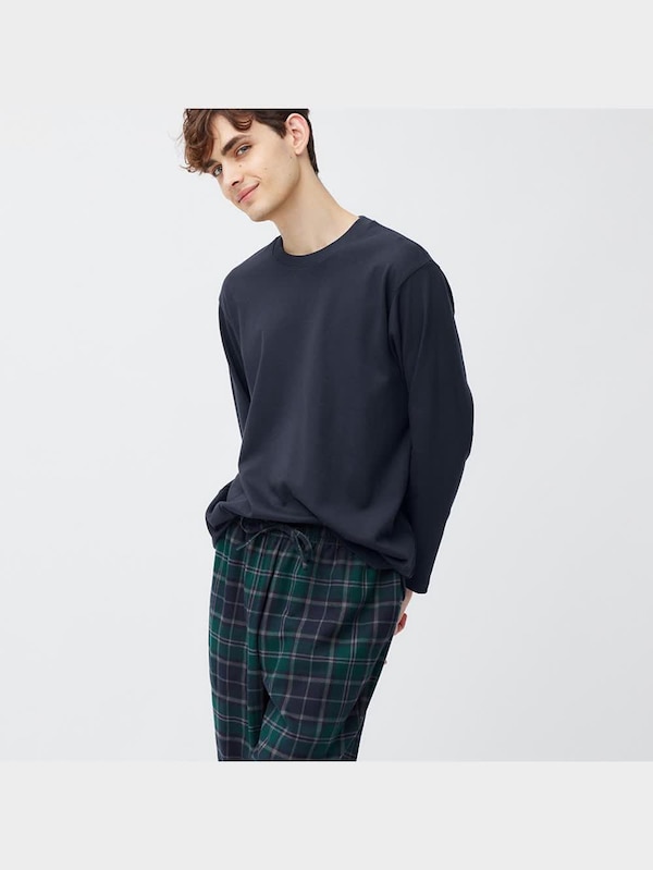 フランネルラウンジパンツ(チェック)+E