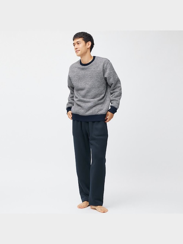 裏ボアウォームラウンジセット(長袖&ロングパンツ)