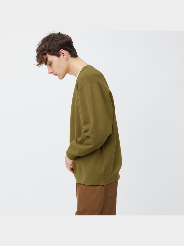 スムースニットクルーネックセーター(長袖)SW