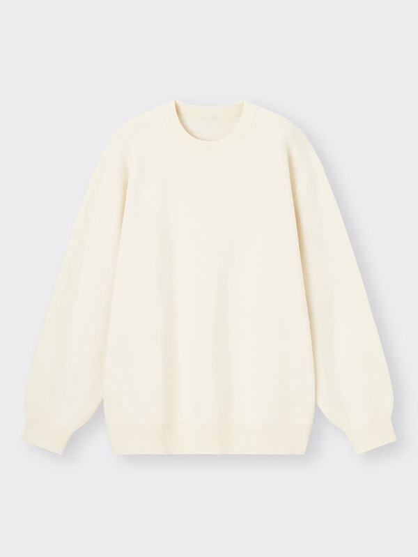 スムースニットクルーネックセーター(長袖)SW