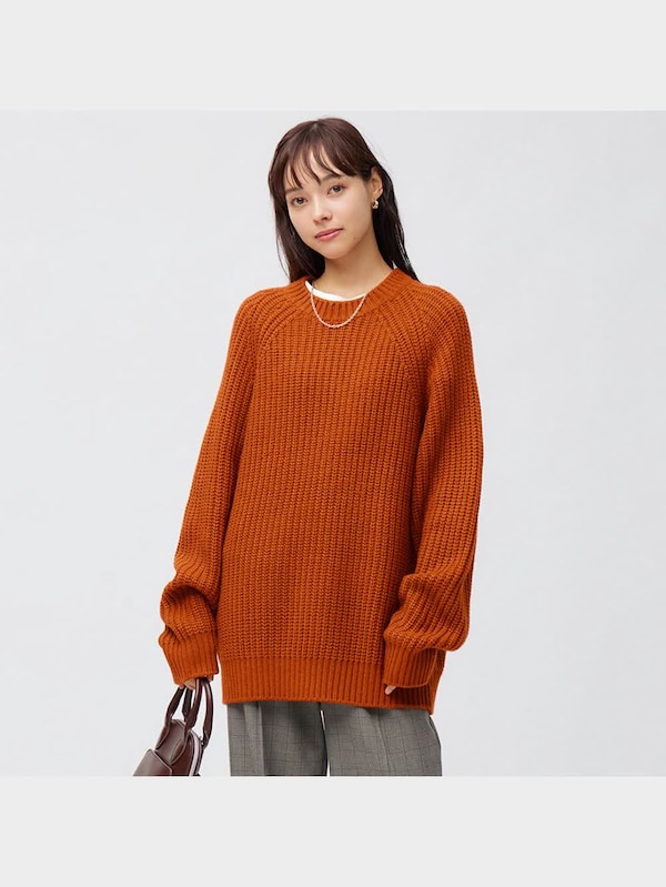 ローゲージアゼセーター(長袖)