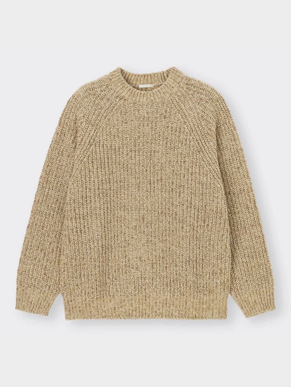 ローゲージアゼセーター(長袖)