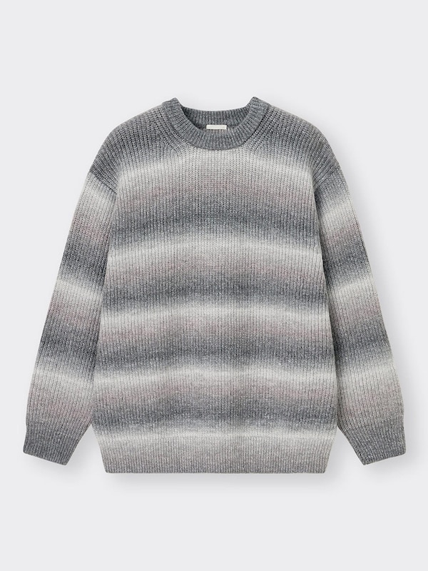 ローゲージセーター(長袖)(グラデーション)