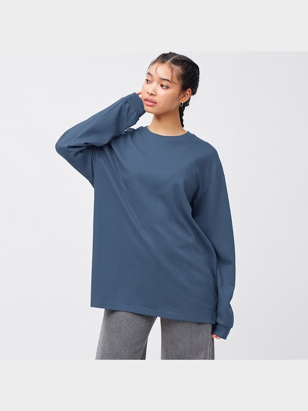ドライポンチクルーネックT(長袖)
