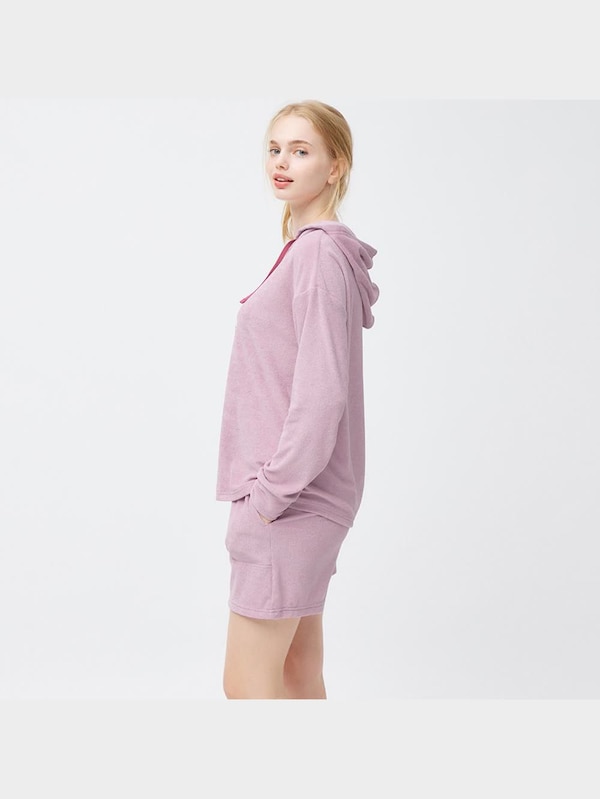 パイルパーカセット(長袖&ショートパンツ) LITTLE TWIN STARS (Sanrio)