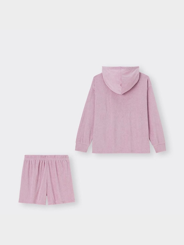 パイルパーカセット(長袖&ショートパンツ) LITTLE TWIN STARS (Sanrio)