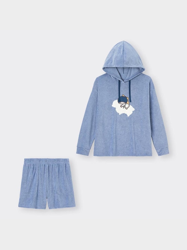 パイルパーカセット(長袖&ショートパンツ) LITTLE TWIN STARS (Sanrio)