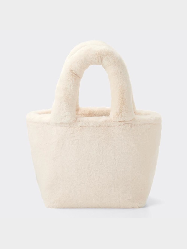 フェイクファーバッグ ポケピース