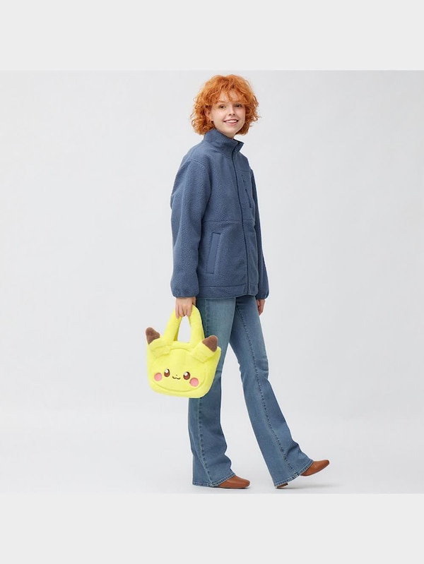 フェイクファーバッグ ポケピース