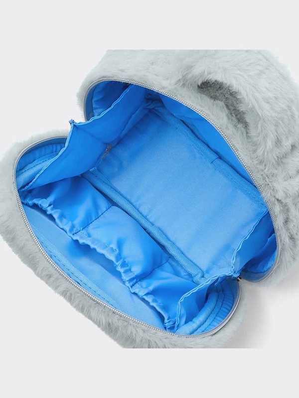 フェイクファーポーチ ポケピース