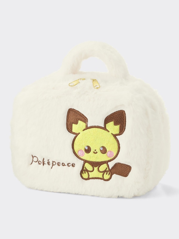 フェイクファーポーチ ポケピース