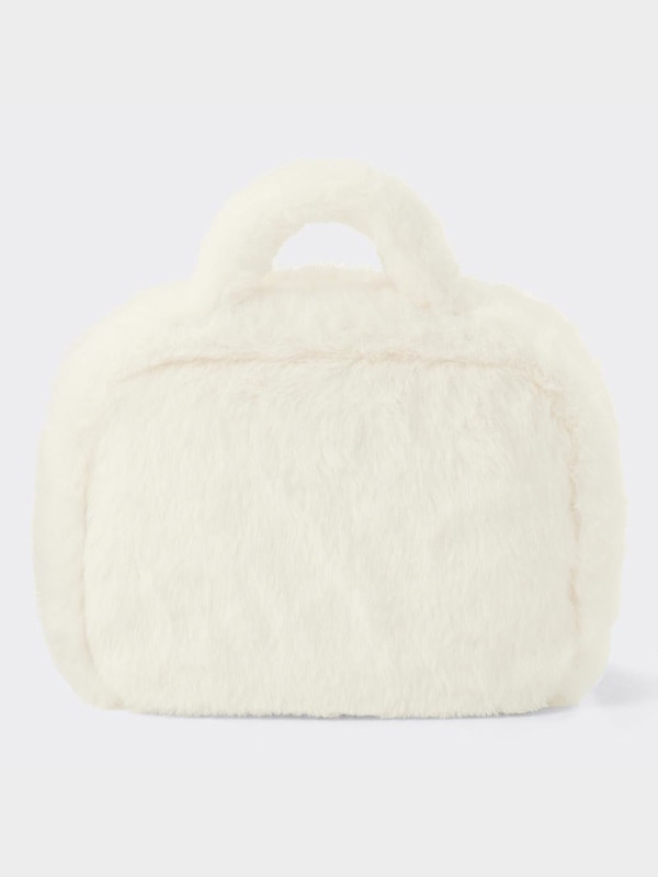 フェイクファーポーチ ポケピース