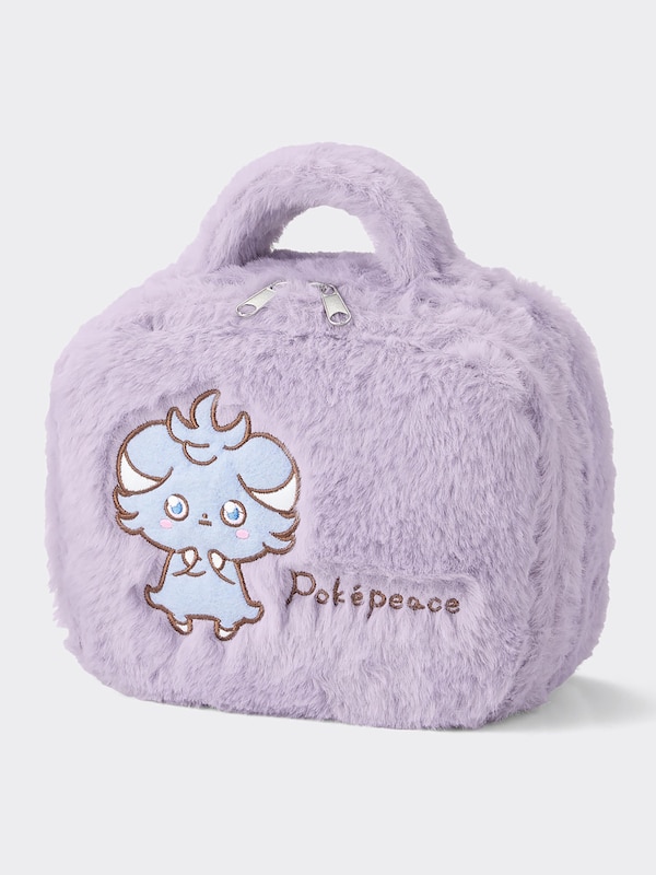 フェイクファーポーチ ポケピース