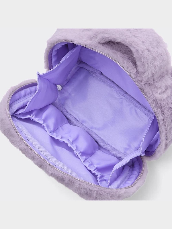 フェイクファーポーチ ポケピース