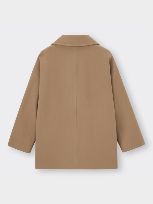 コージーメルトンオーバーサイズハーフコート