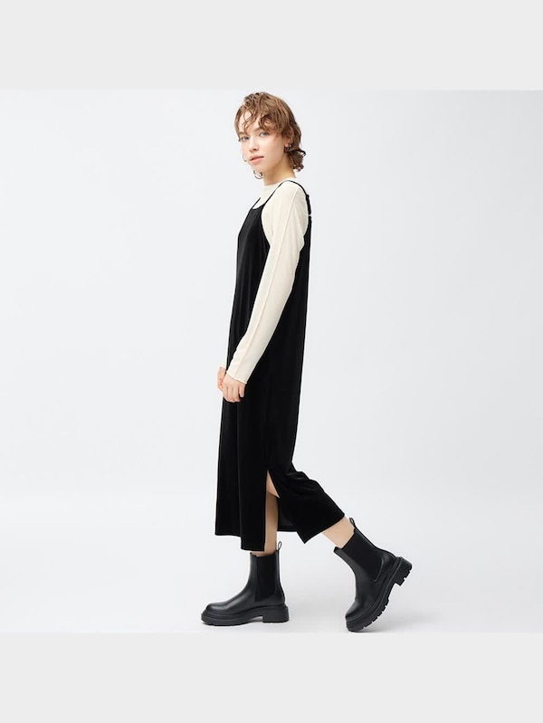 ベロアキャミソールワンピースQ