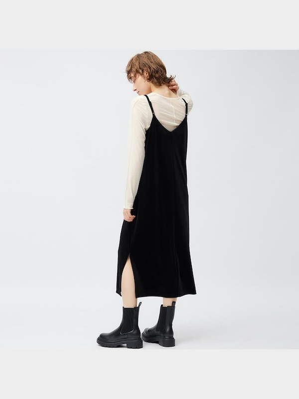 ベロアキャミソールワンピースQ