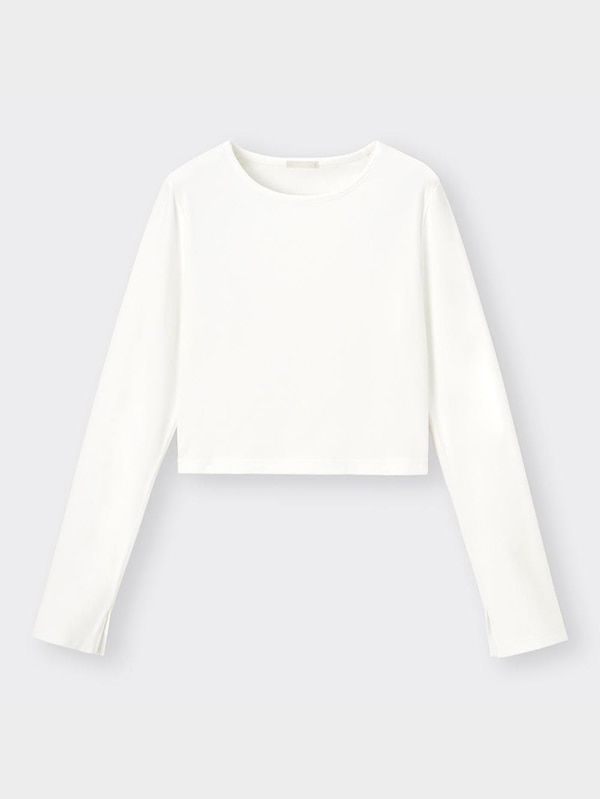 ソフトウォームクロッ��プドT(長袖)Q+E