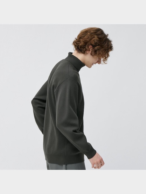 スムースニットタートルネックセーター(長袖)SW