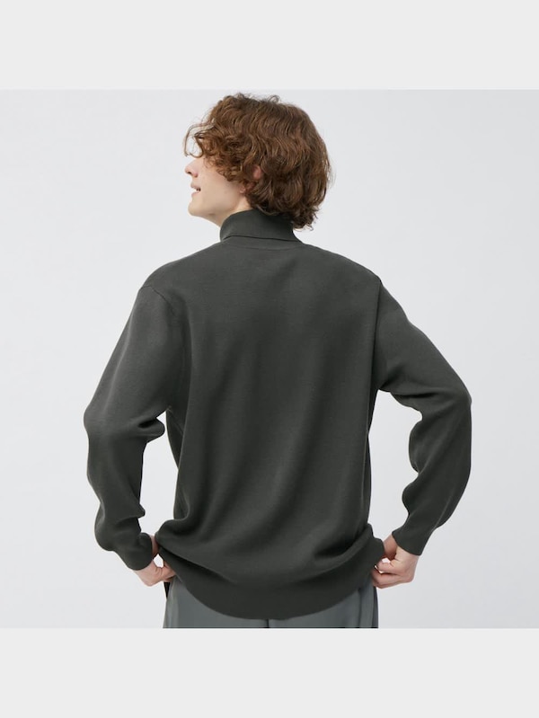 スムースニットタートルネックセーター(長 袖)SW