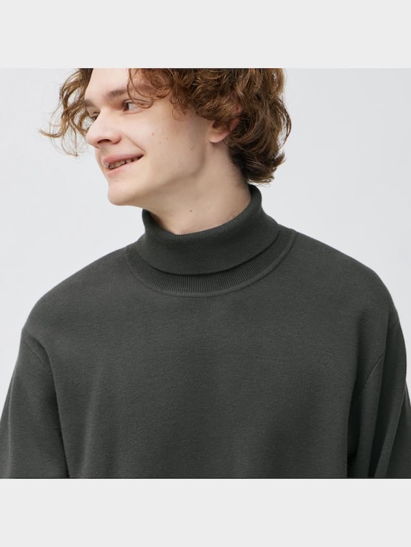 スムースニットタートルネックセーター(長袖)SW