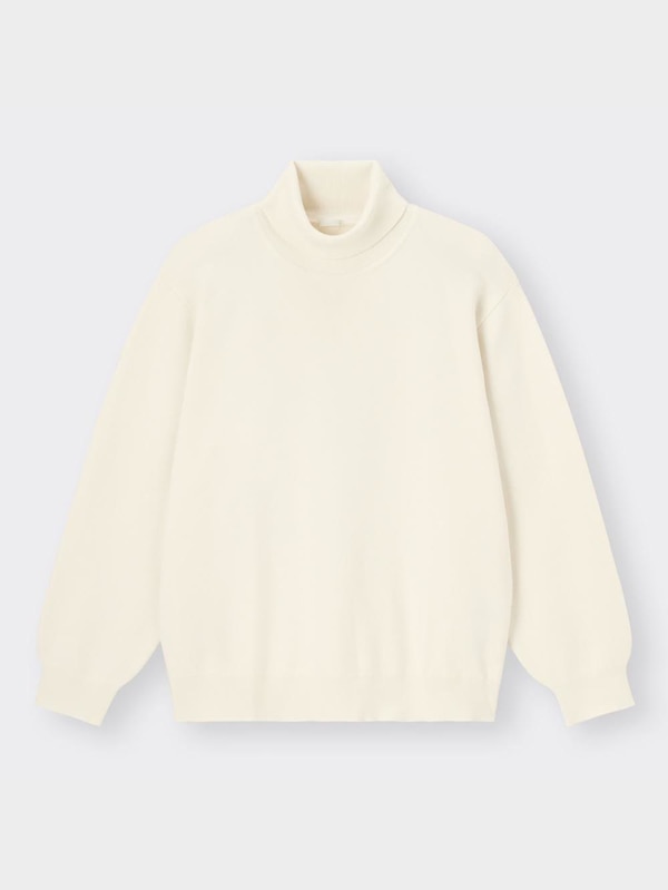 スムースニットタートルネックセーター(長袖)SW