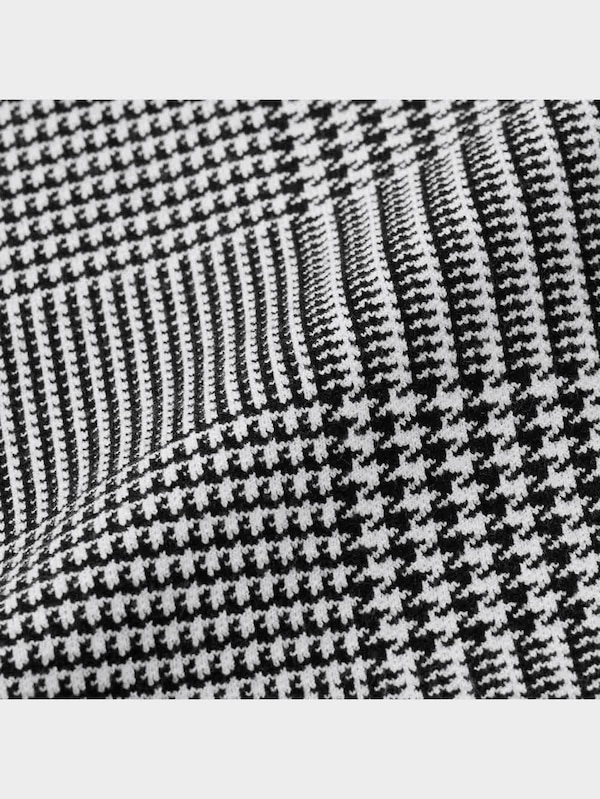 スムースニットタートルネックセーター(長袖)(チェック)SW