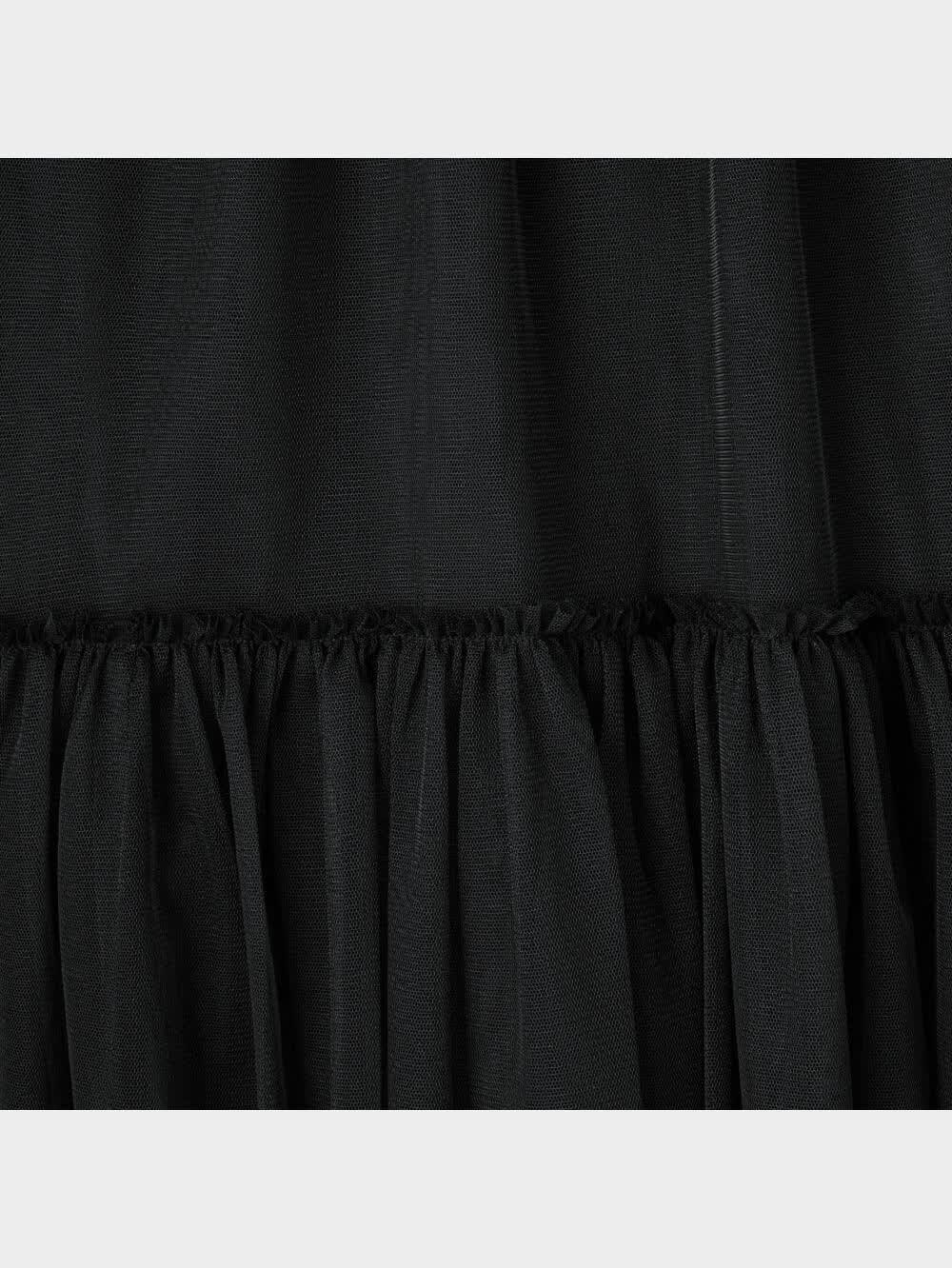 風風 GU公式 | チュールティアードミディスカートQ+E