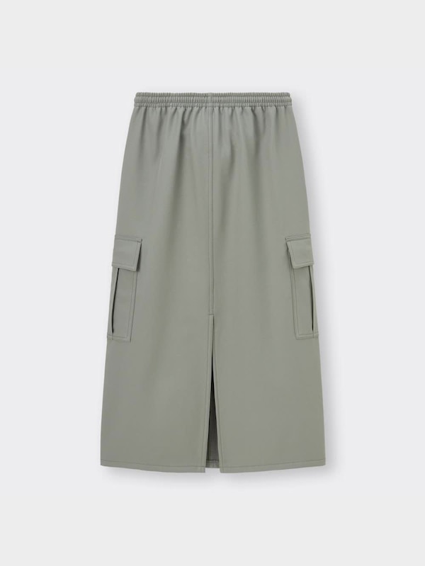 裏フリースカーゴロングスカートQ