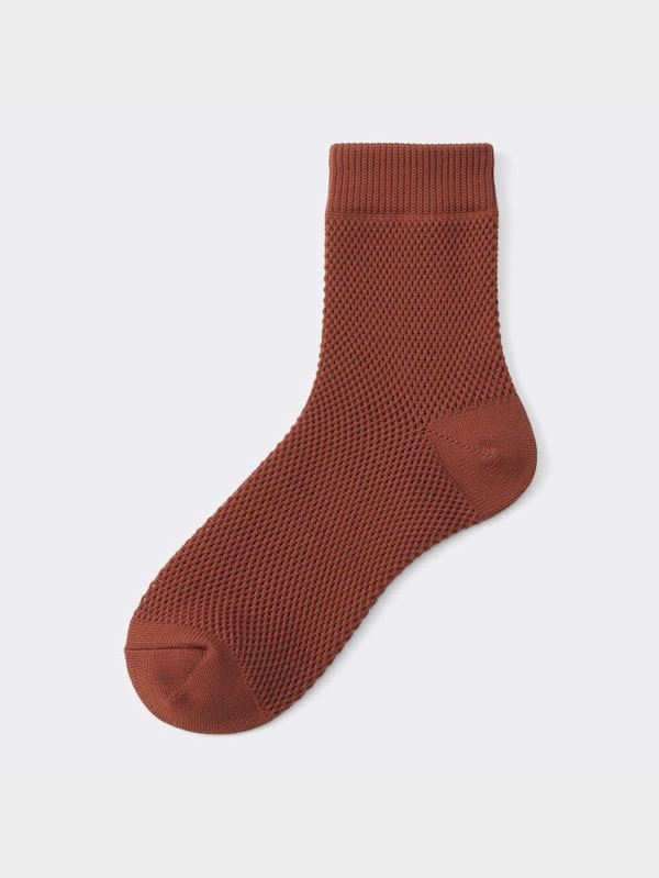 メッシュアンクルソックス