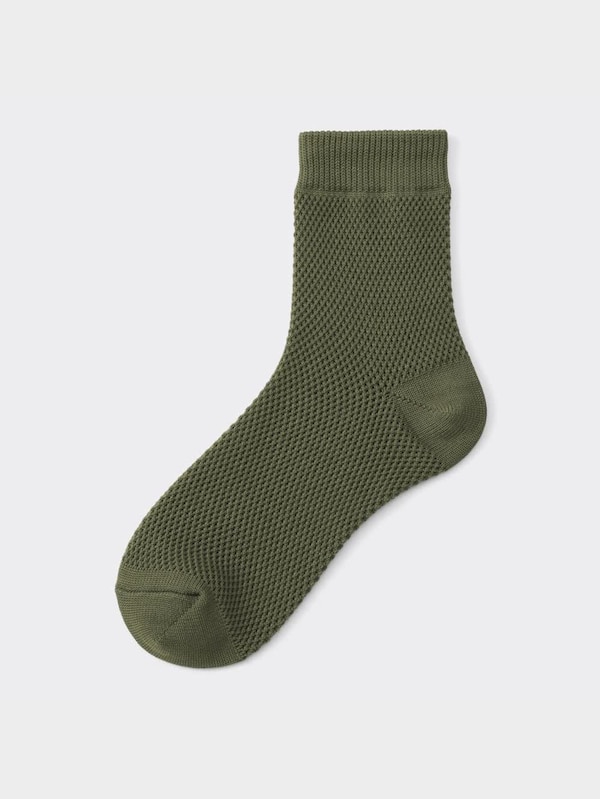 メッシュアンクルソックス